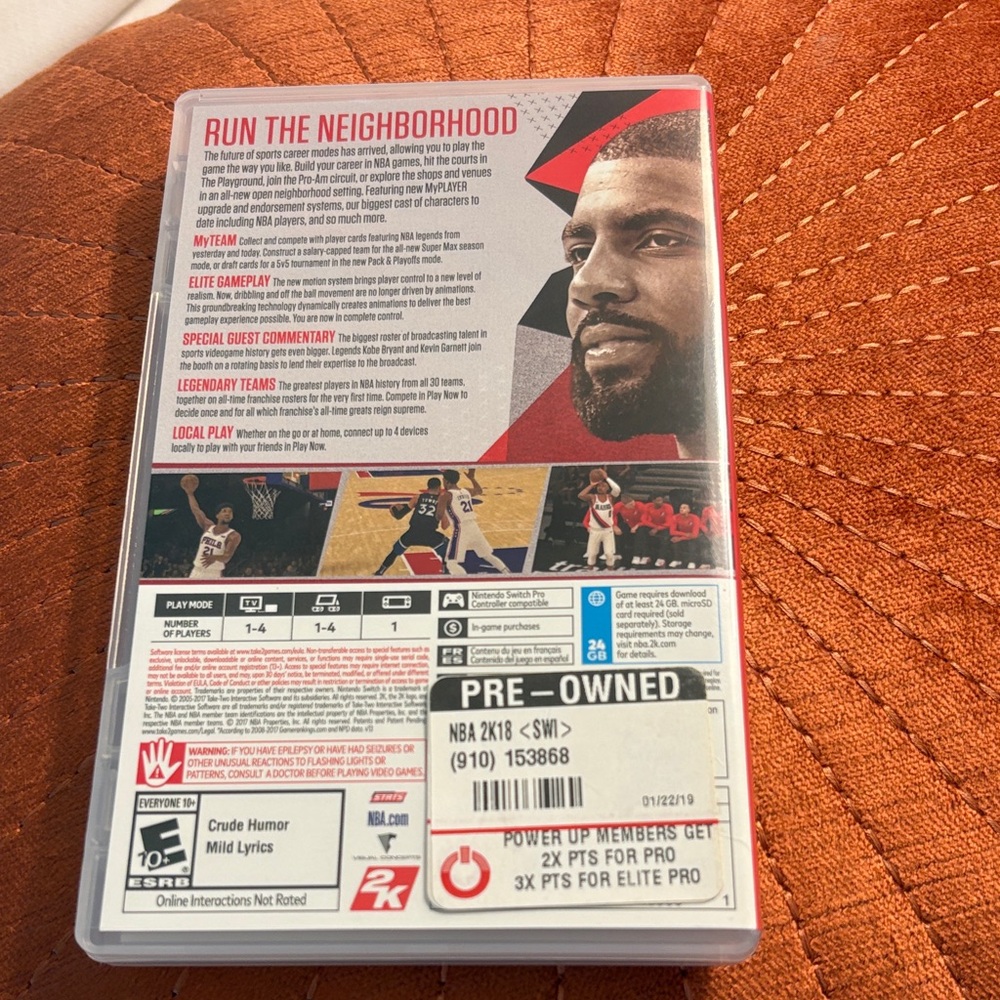 Nintendo Switch NBA 2K18 - Picture 2 of 3